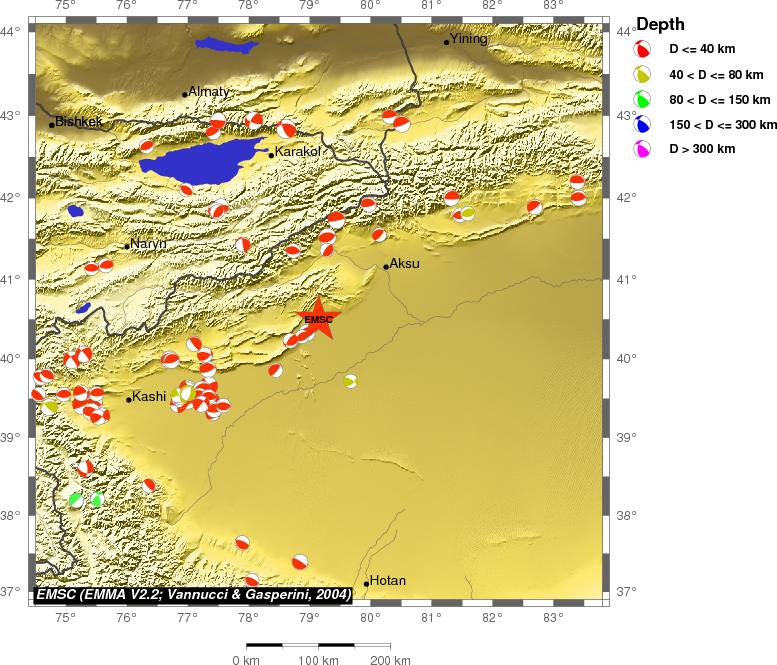 Regional moment Tensor