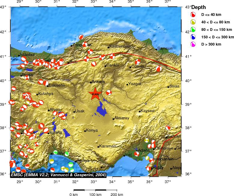 Regional moment Tensor