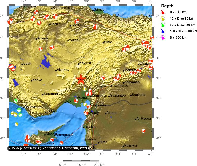 Regional moment Tensor
