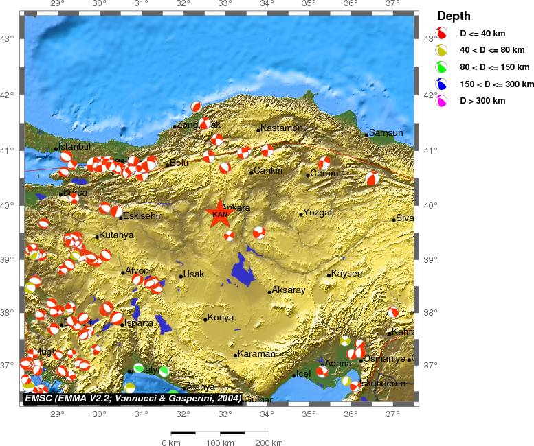 Regional moment Tensor