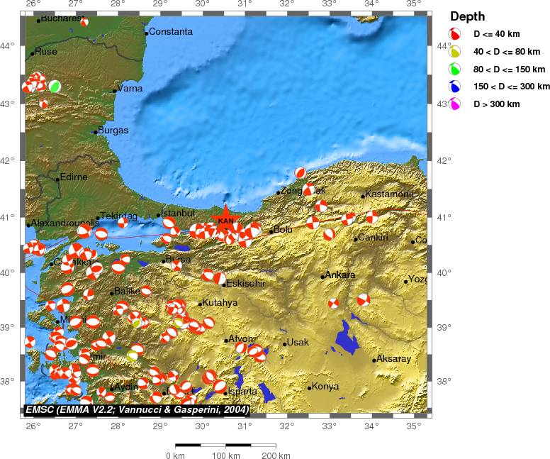 Regional moment Tensor