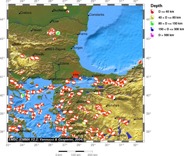 Regional moment Tensor