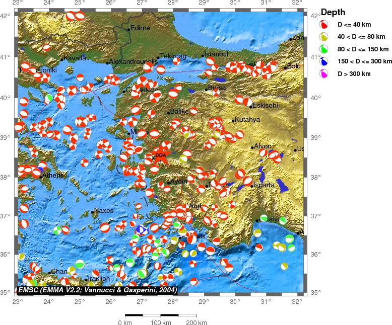 Regional moment Tensor