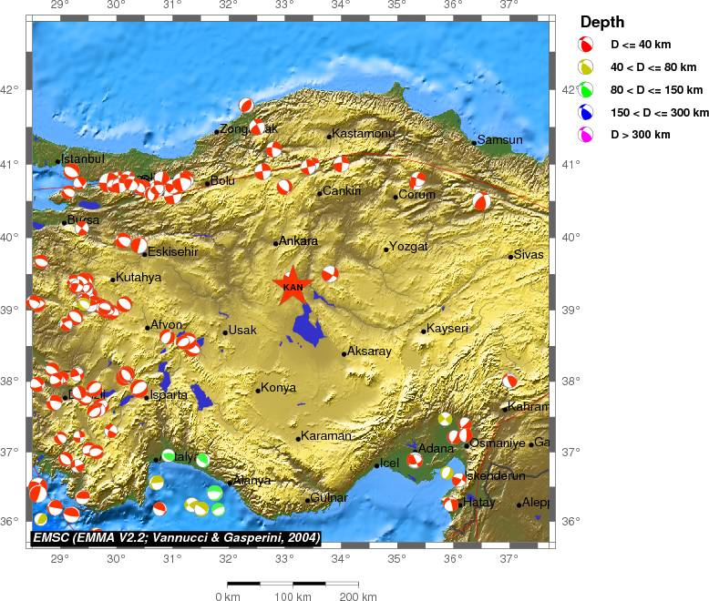 Regional moment Tensor