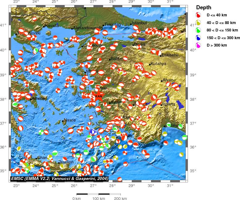 Regional moment Tensor