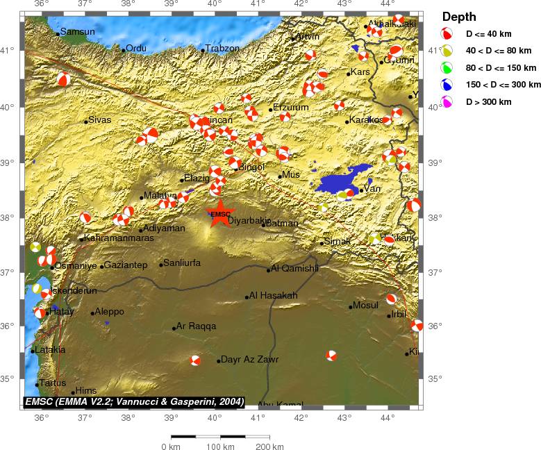 Regional moment Tensor