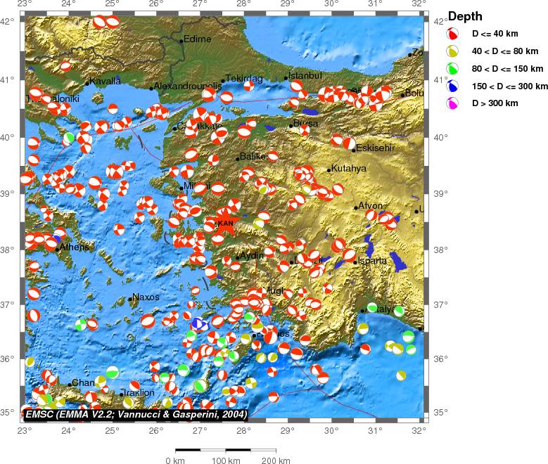Regional moment Tensor