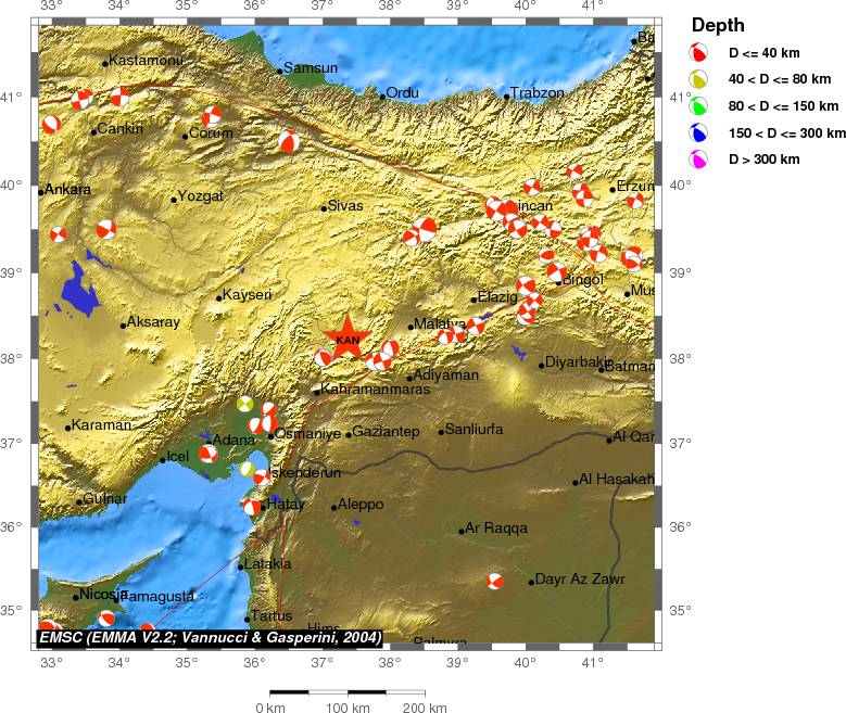 Regional moment Tensor