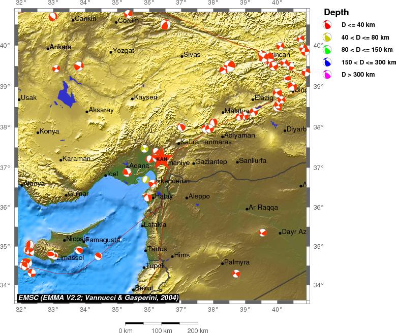 Regional moment Tensor