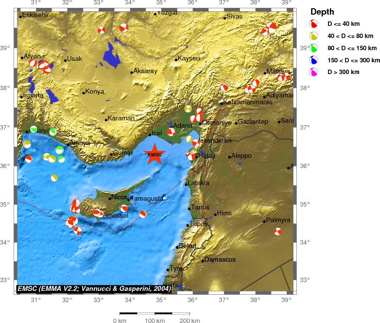 Regional moment Tensor