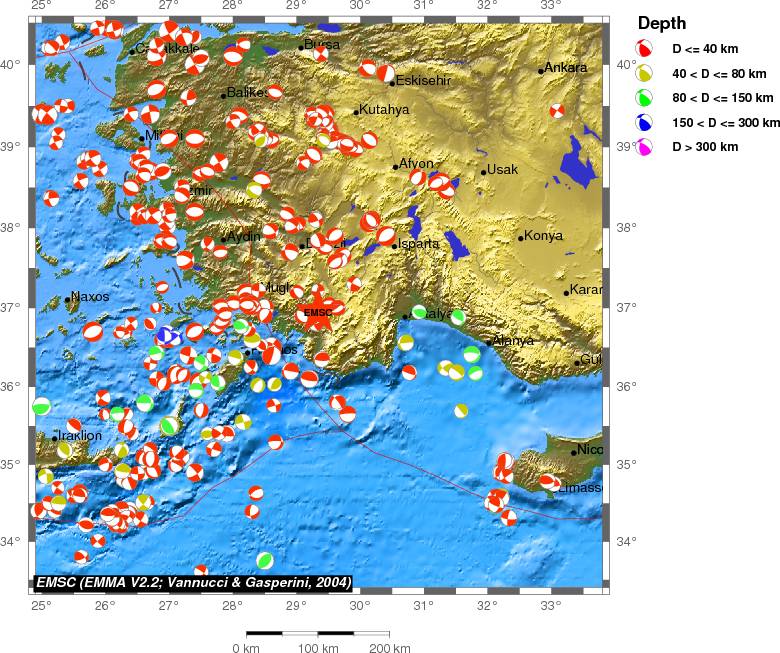 Regional moment Tensor