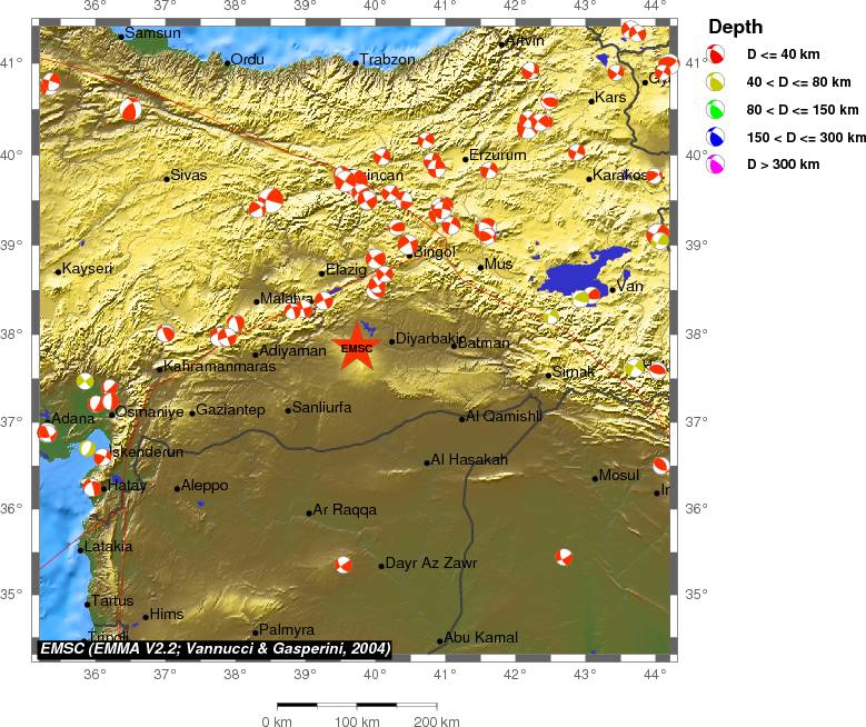 Regional moment Tensor
