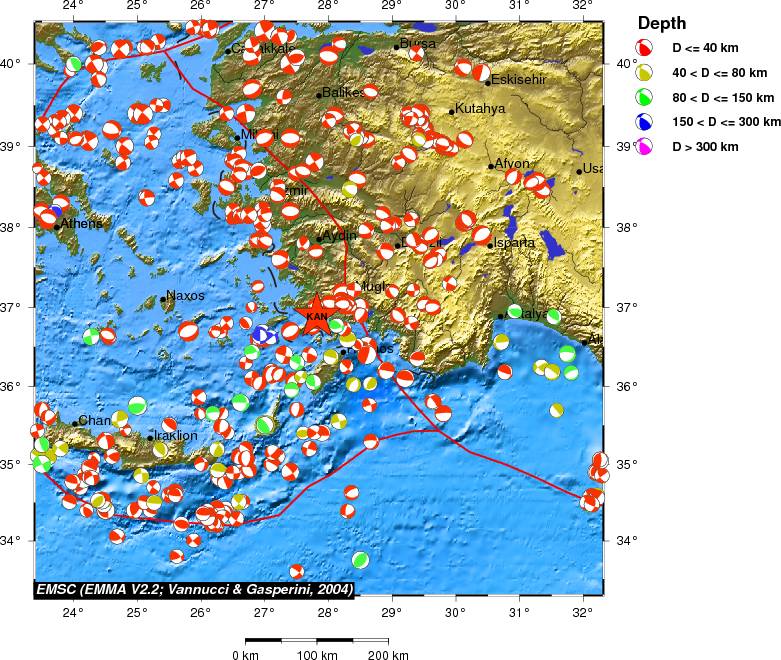 Regional moment Tensor