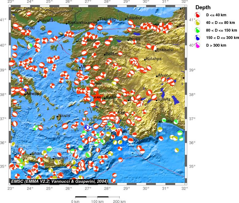 Regional moment Tensor