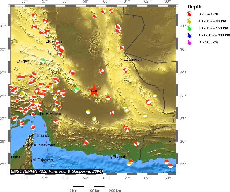 Regional moment Tensor