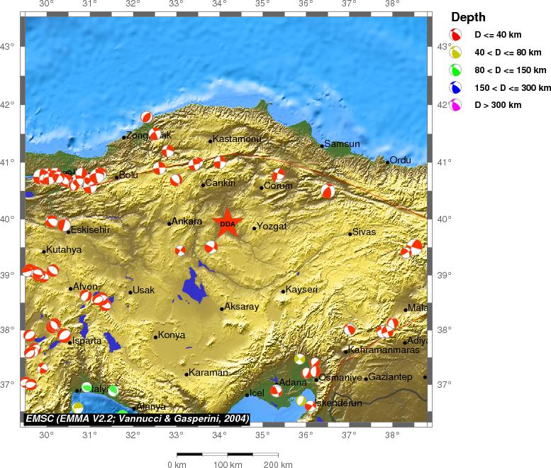 Regional moment Tensor