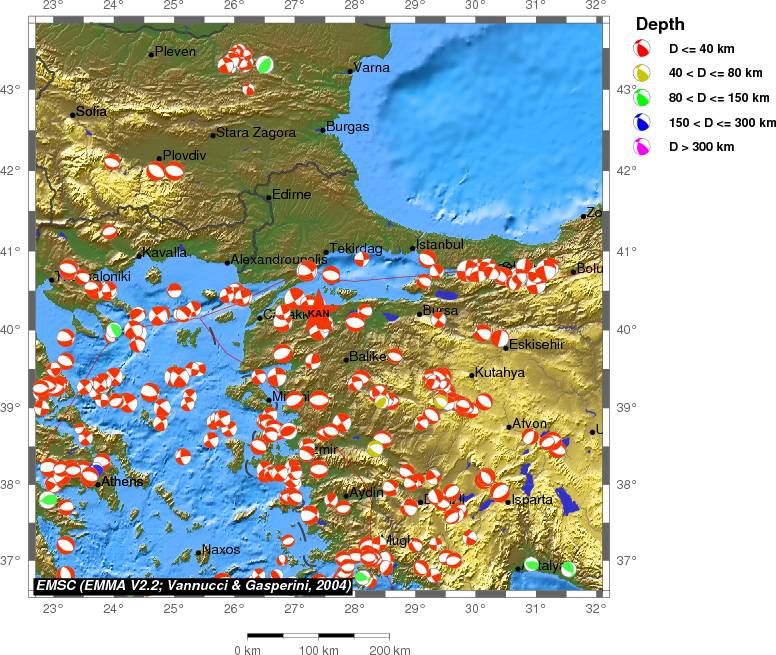 Regional moment Tensor
