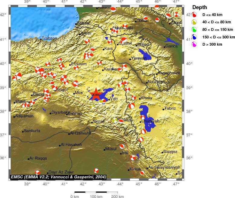 Regional moment Tensor