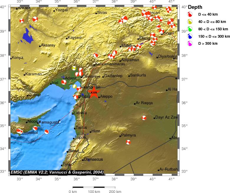 Regional moment Tensor