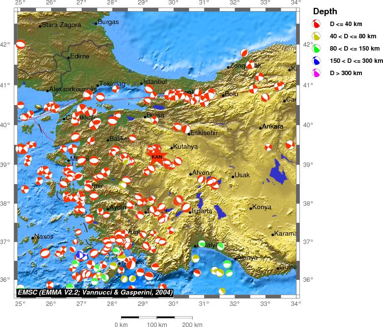 Regional moment Tensor
