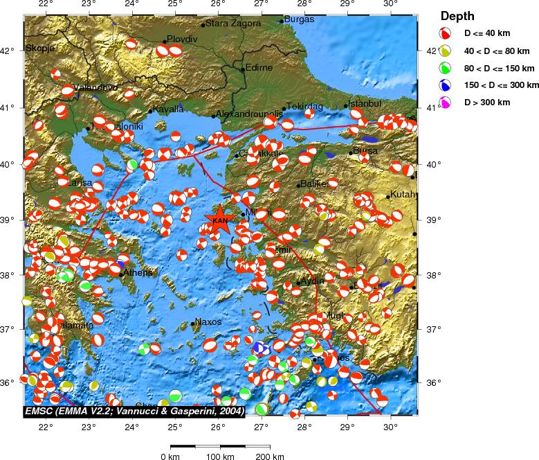 Regional moment Tensor