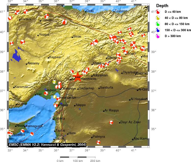 Regional moment Tensor