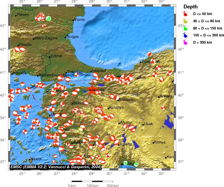 Regional moment Tensor