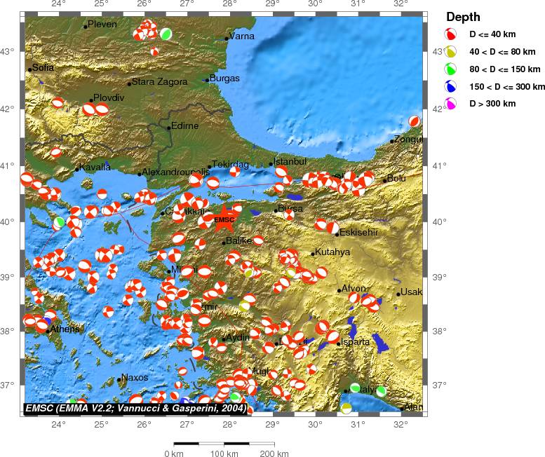 Regional moment Tensor