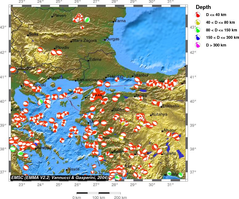 Regional moment Tensor