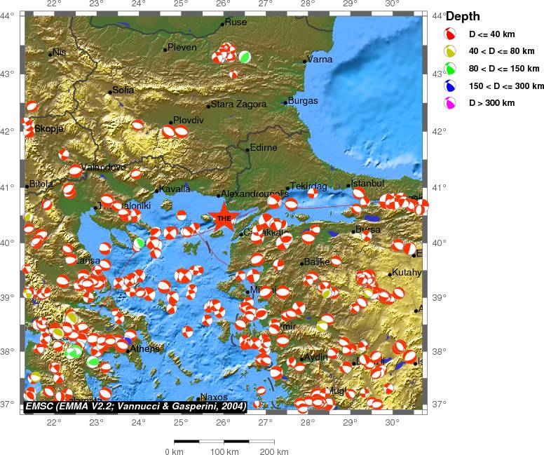 Regional moment Tensor