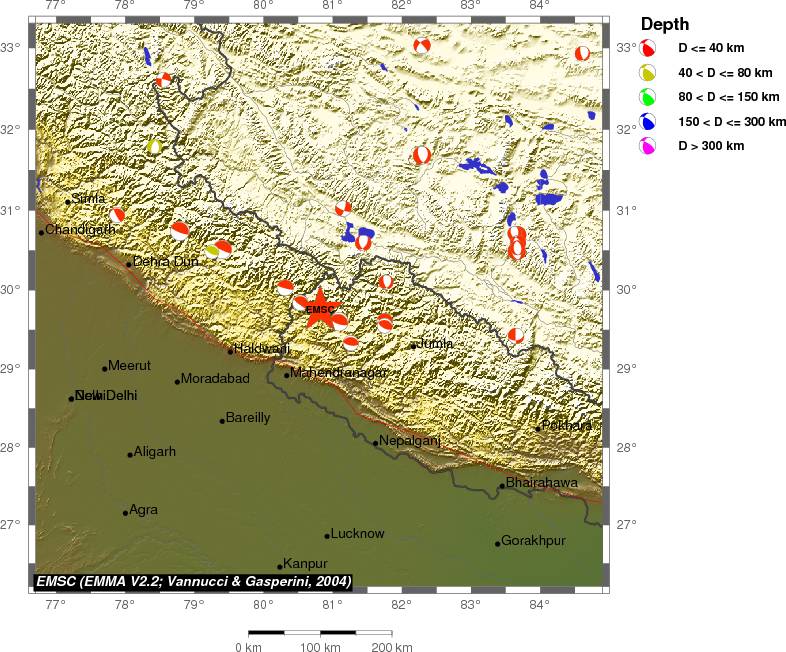 Regional moment Tensor