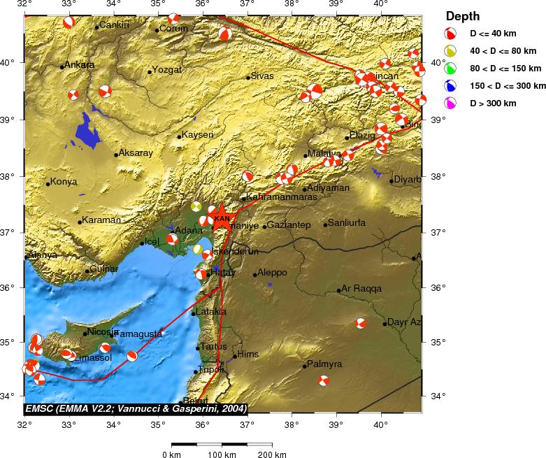 Regional moment Tensor