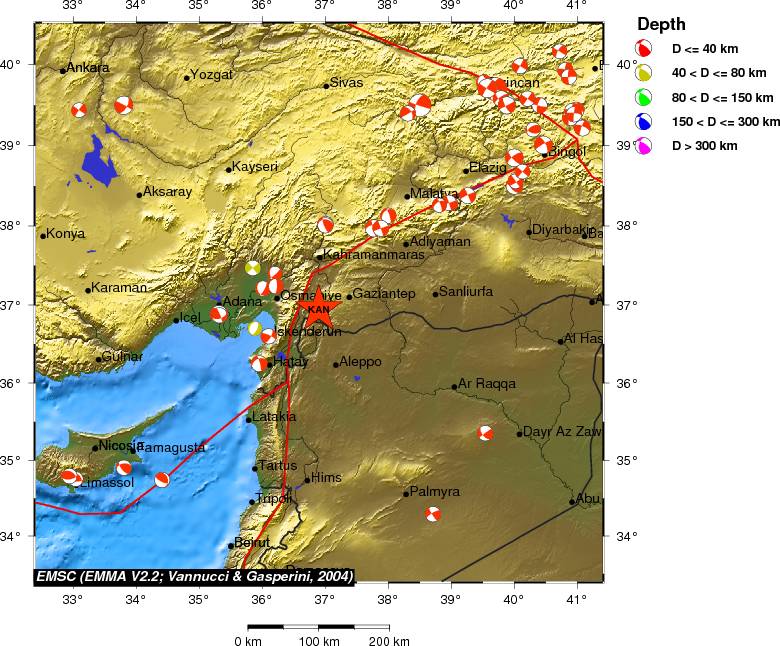Regional moment Tensor
