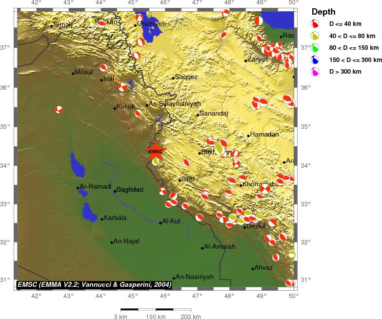 Regional moment Tensor