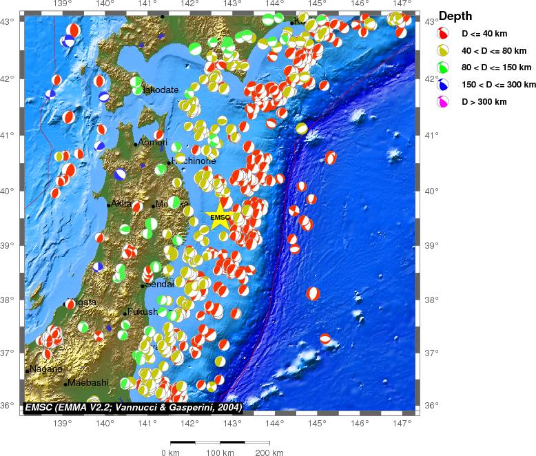 Regional moment Tensor