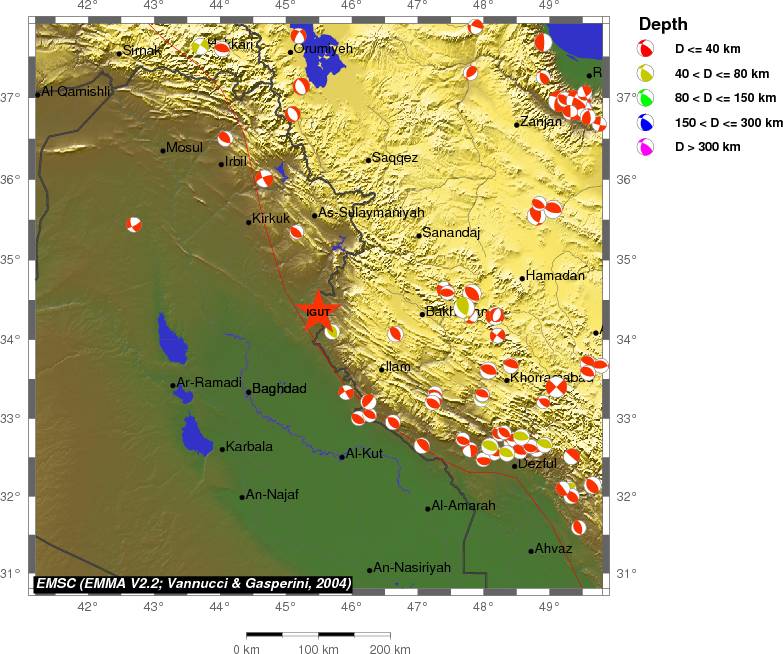 Regional moment Tensor