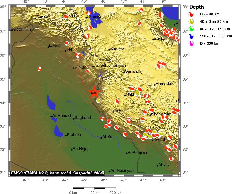 Regional moment Tensor