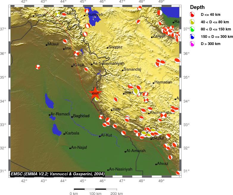 Regional moment Tensor