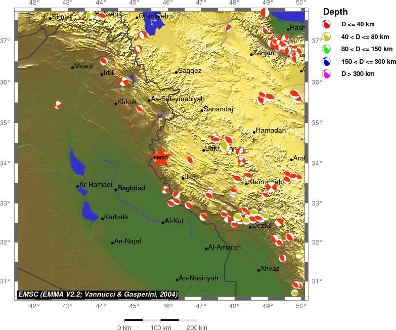 Regional moment Tensor