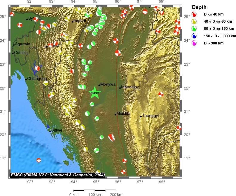 Regional moment Tensor