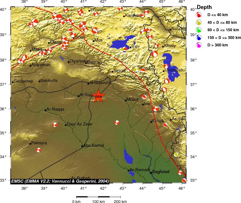 Regional moment Tensor