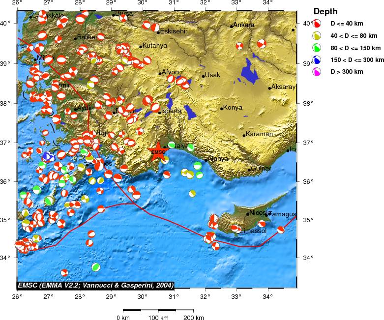 Regional moment Tensor