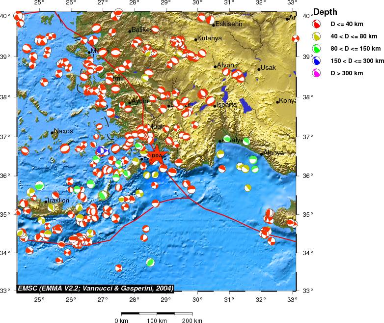 Regional moment Tensor
