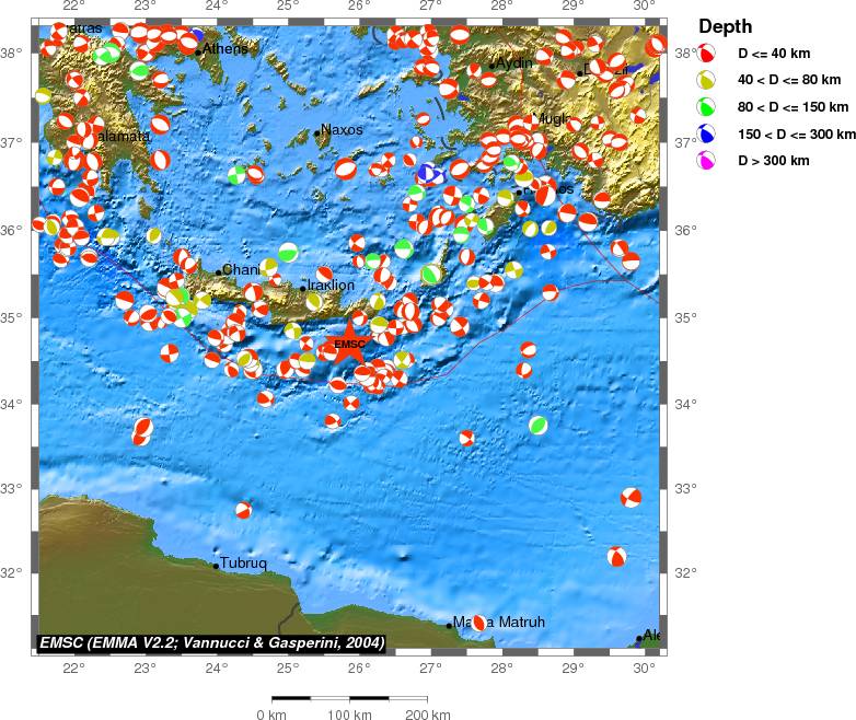 Regional moment Tensor