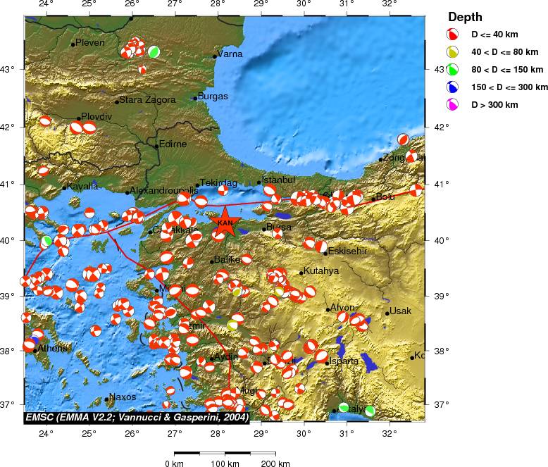 Regional moment Tensor