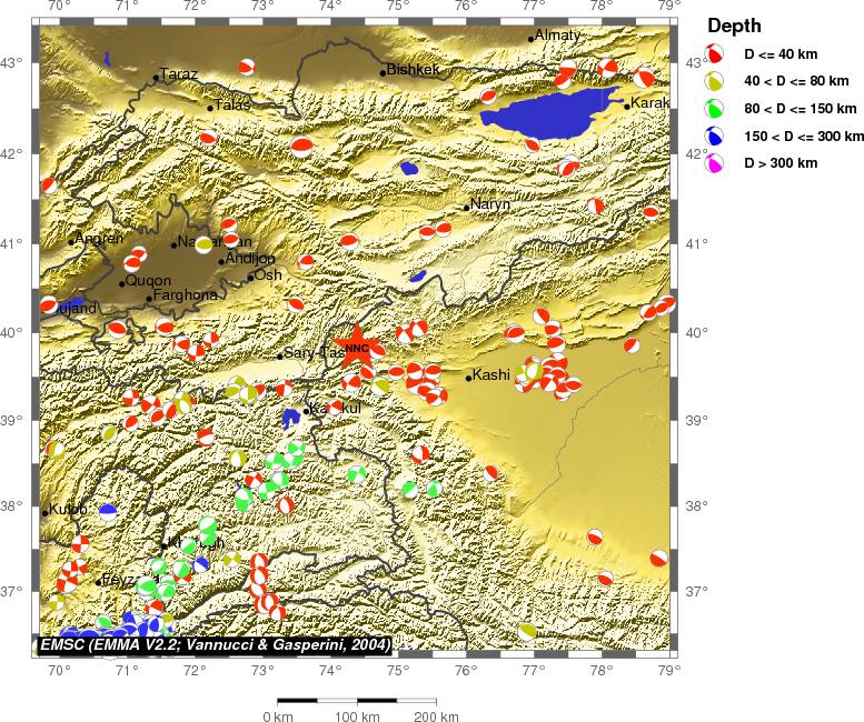 Regional moment Tensor