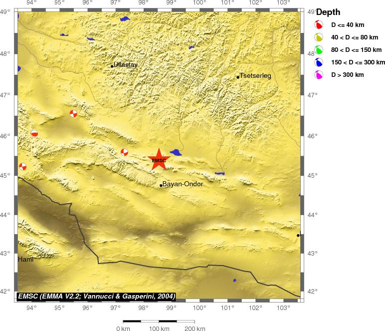 Regional moment Tensor