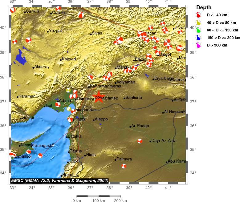 Regional moment Tensor