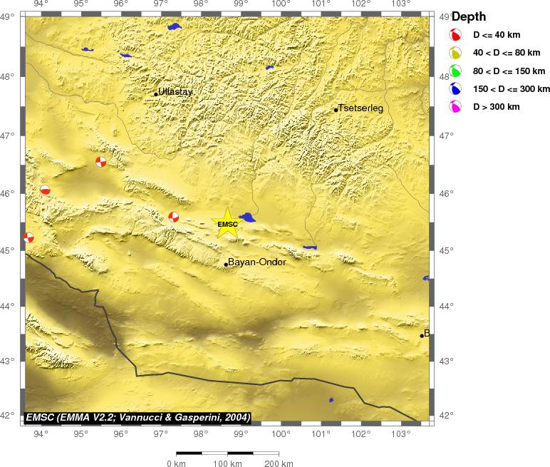Regional moment Tensor