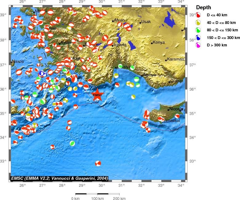 Regional moment Tensor